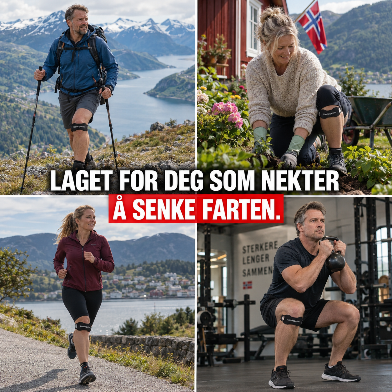 Målrettet støtte akkurat der kneet sier ifra.