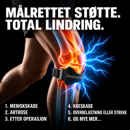 Målrettet støtte akkurat der kneet sier ifra.